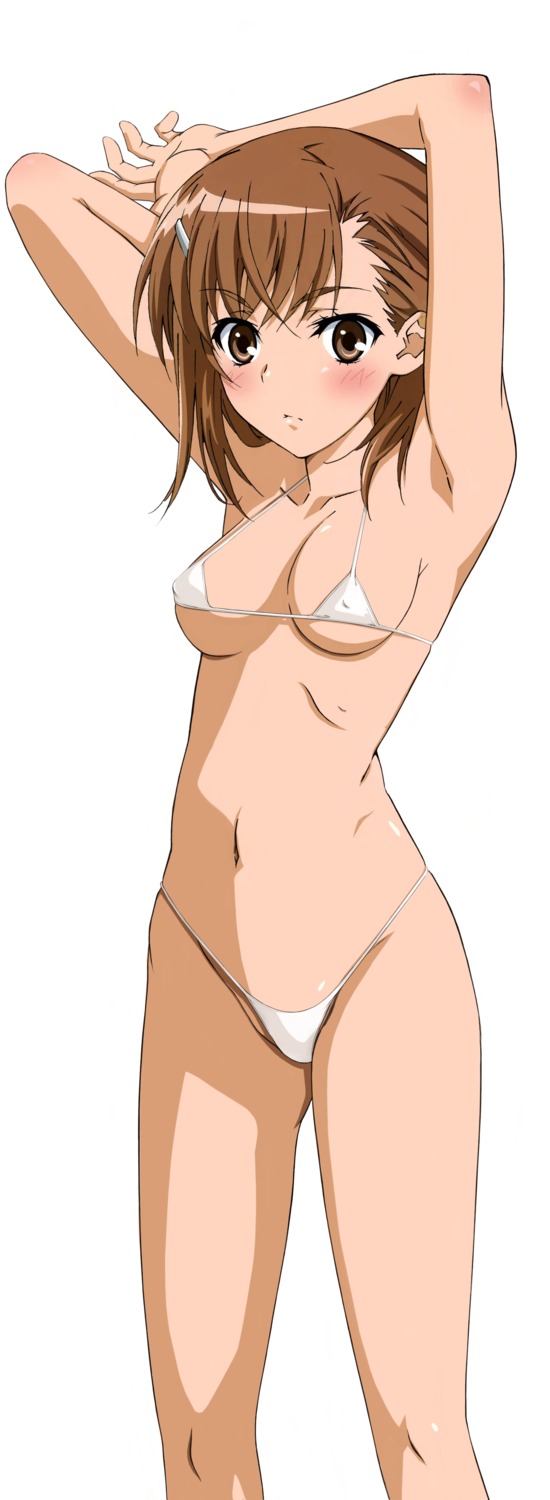 bikini erect_nipples misaka_mikoto photoshop sano_keiichi swimsuits to_aru_kagaku_no_railgun to_aru_majutsu_no_index