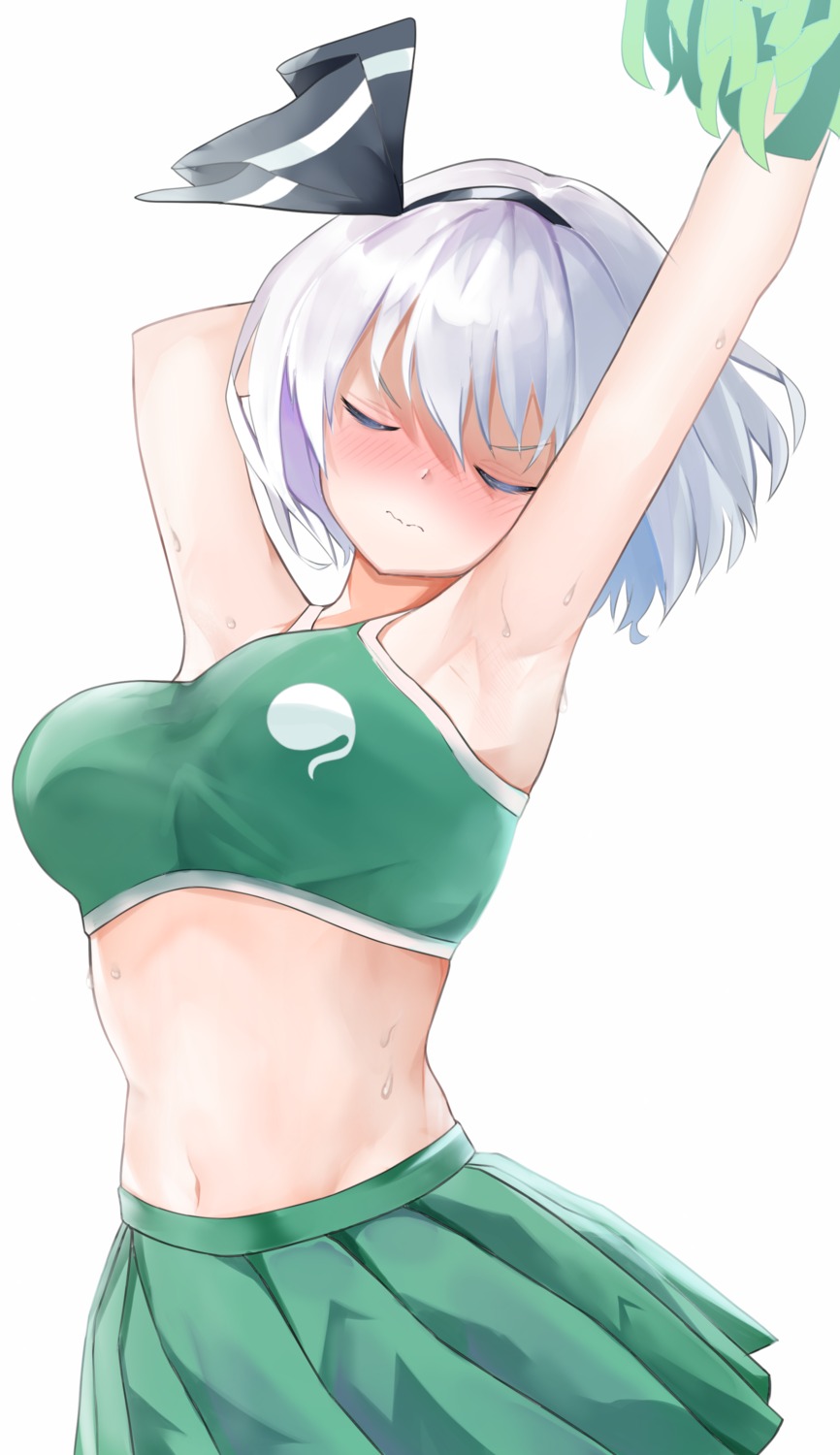 258n cheerleader konpaku_youmu touhou