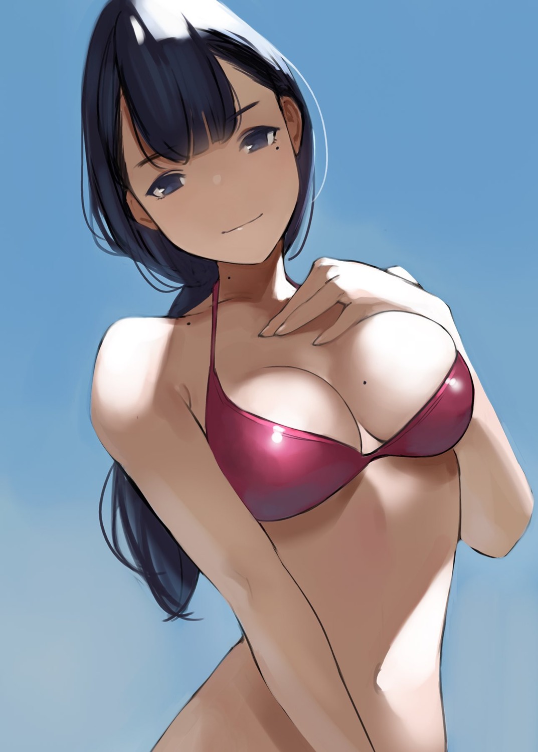 bikini_top cleavage miru_tights nakabeni_yua swimsuits yom