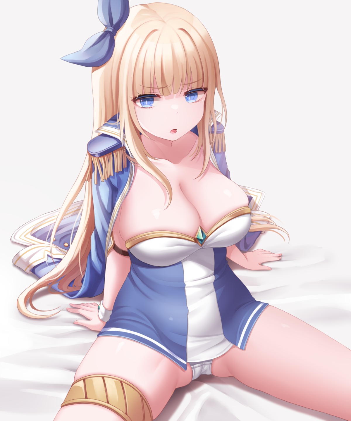 cameltoe garter honyang no_bra pantsu uniform