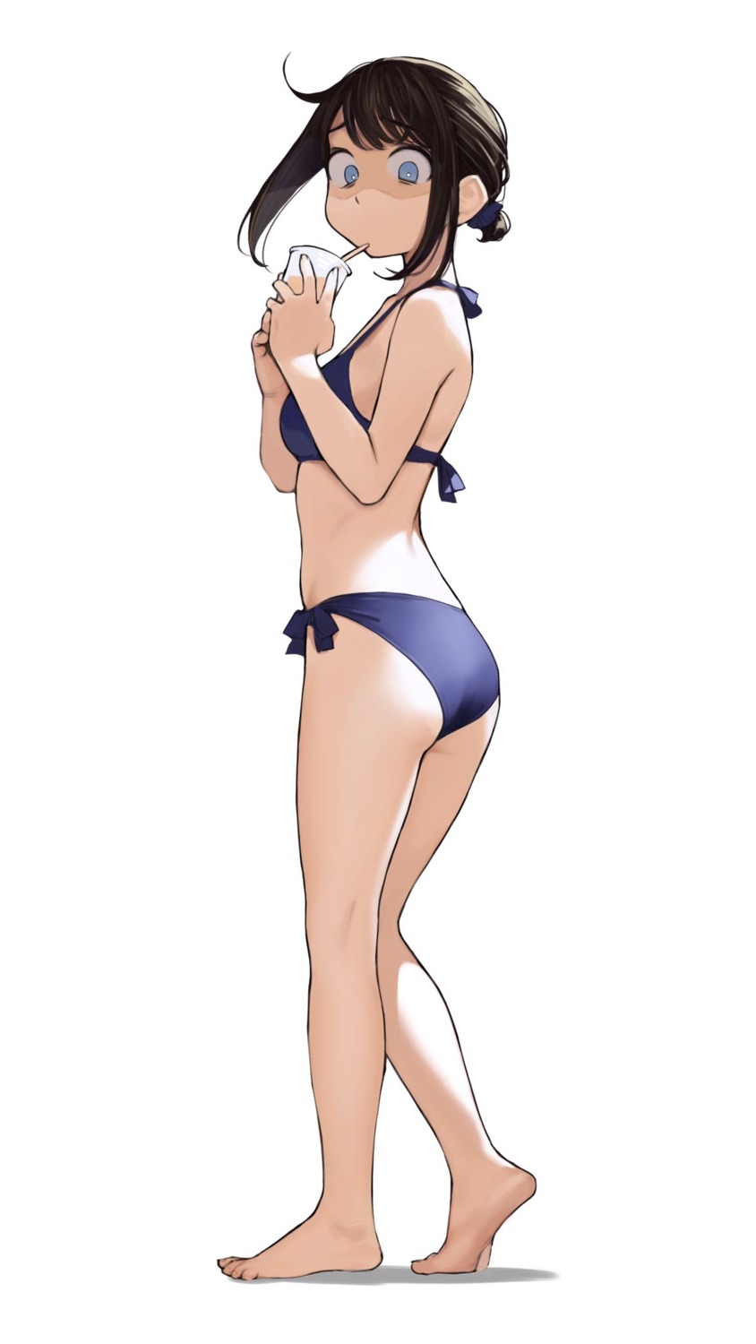 ass bikini ganbare_douki-chan swimsuits yom