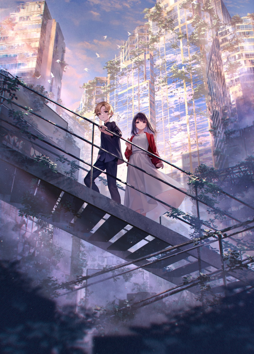 dress landscape sekai_no_owari_no_tame_no_mystery sousou_(sousouworks)