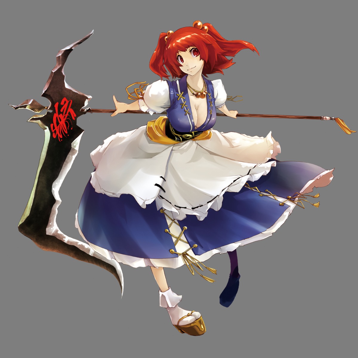 cleavage nino_(shira825) onozuka_komachi touhou transparent_png