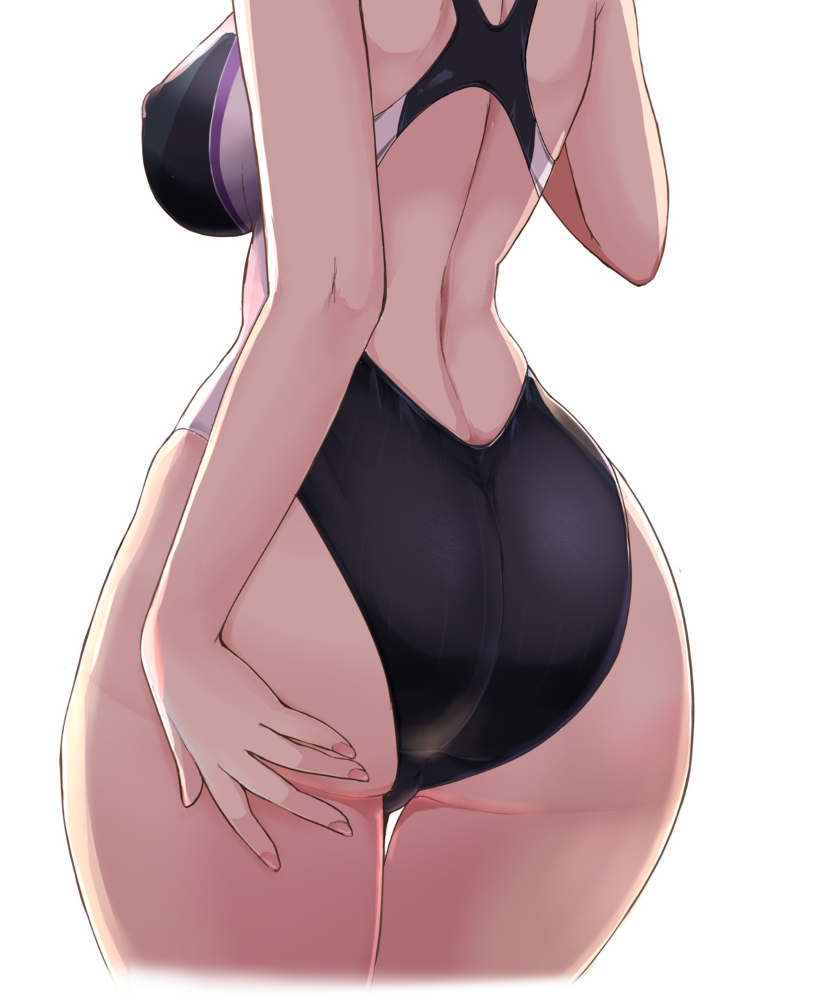 ass erect_nipples kantai_collection kihou_no_gotoku_dmc suzuya_(kancolle) swimsuits