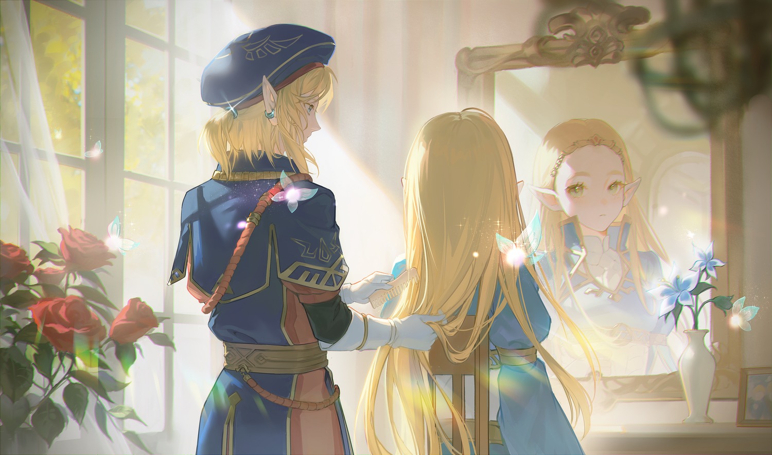 dress link pointy_ears princess_zelda softkittywarmkitty the_legend_of_zelda uniform