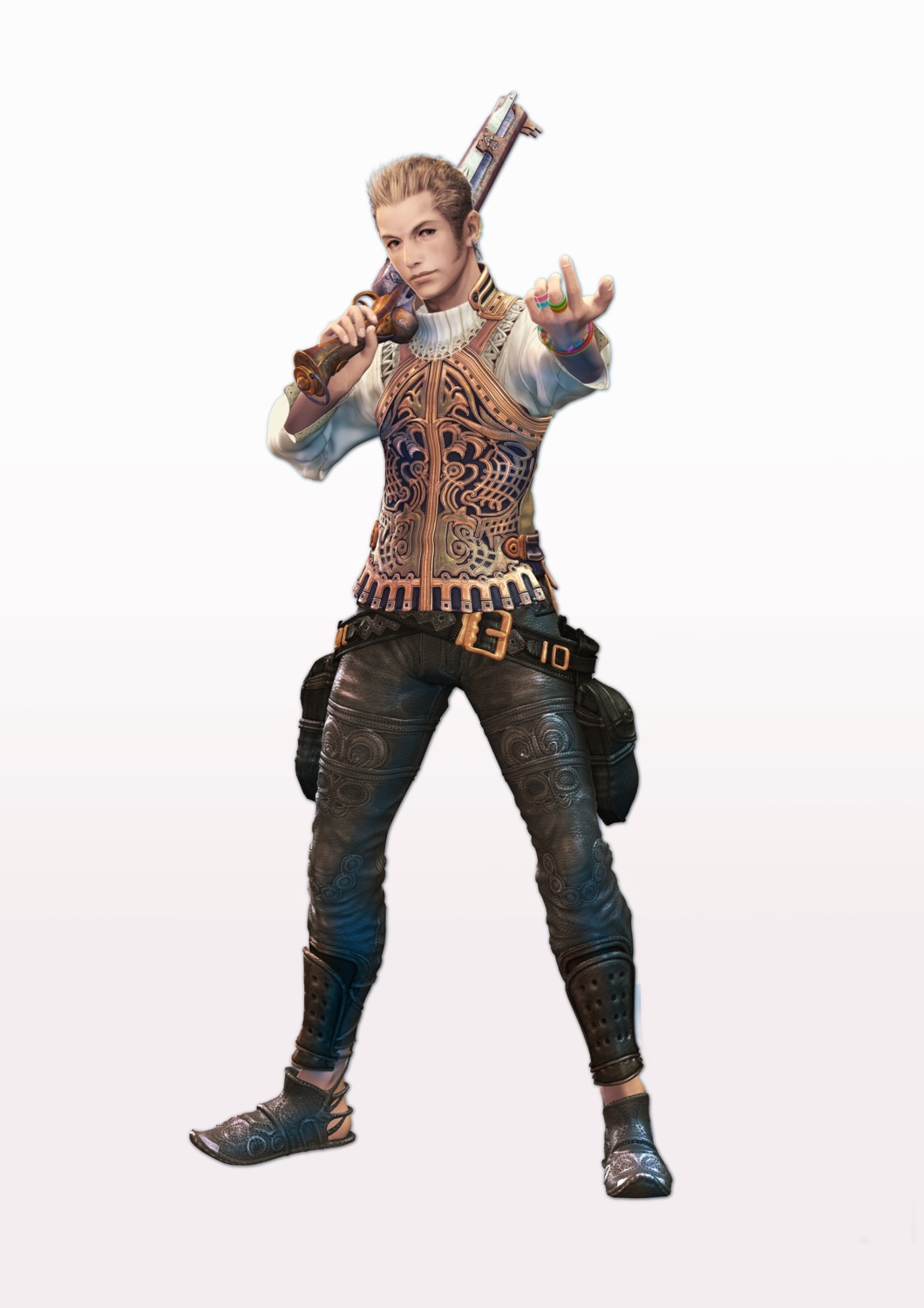 balthier cg final_fantasy final_fantasy_xii gun male