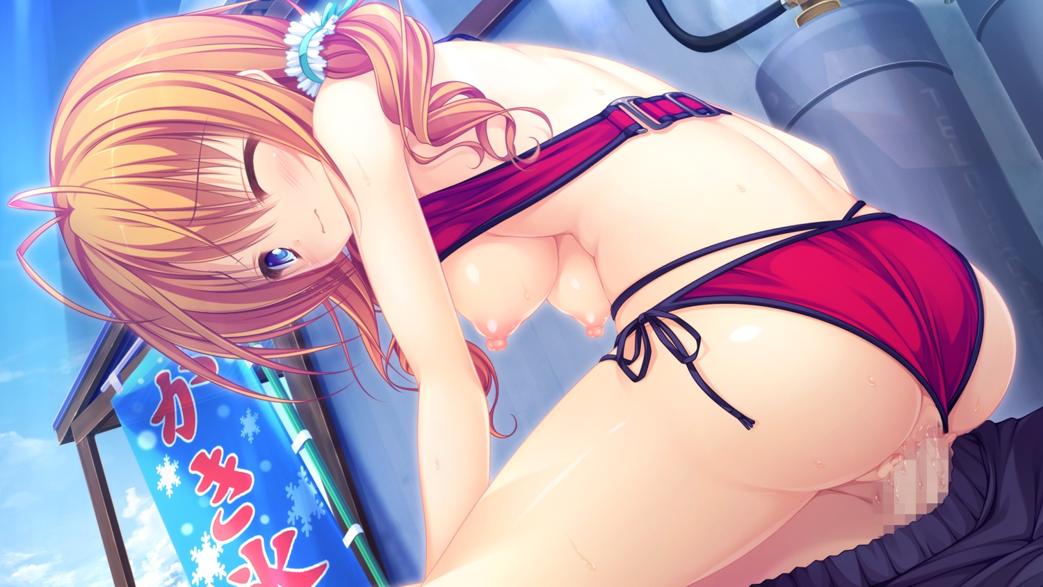 ass bikini breasts censored game_cg kamitouno_ena kujiragami_no_tearstilla mikagami_mamizu nipples panty_pull penis pussy pussy_juice sex swimsuits whirlpool