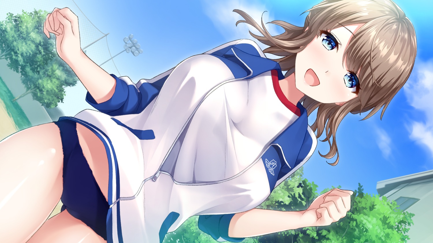 ama_mane buruma cameltoe game_cg gym_uniform masuishi_kinoto prekano shirt_lift suzumori_satsuki