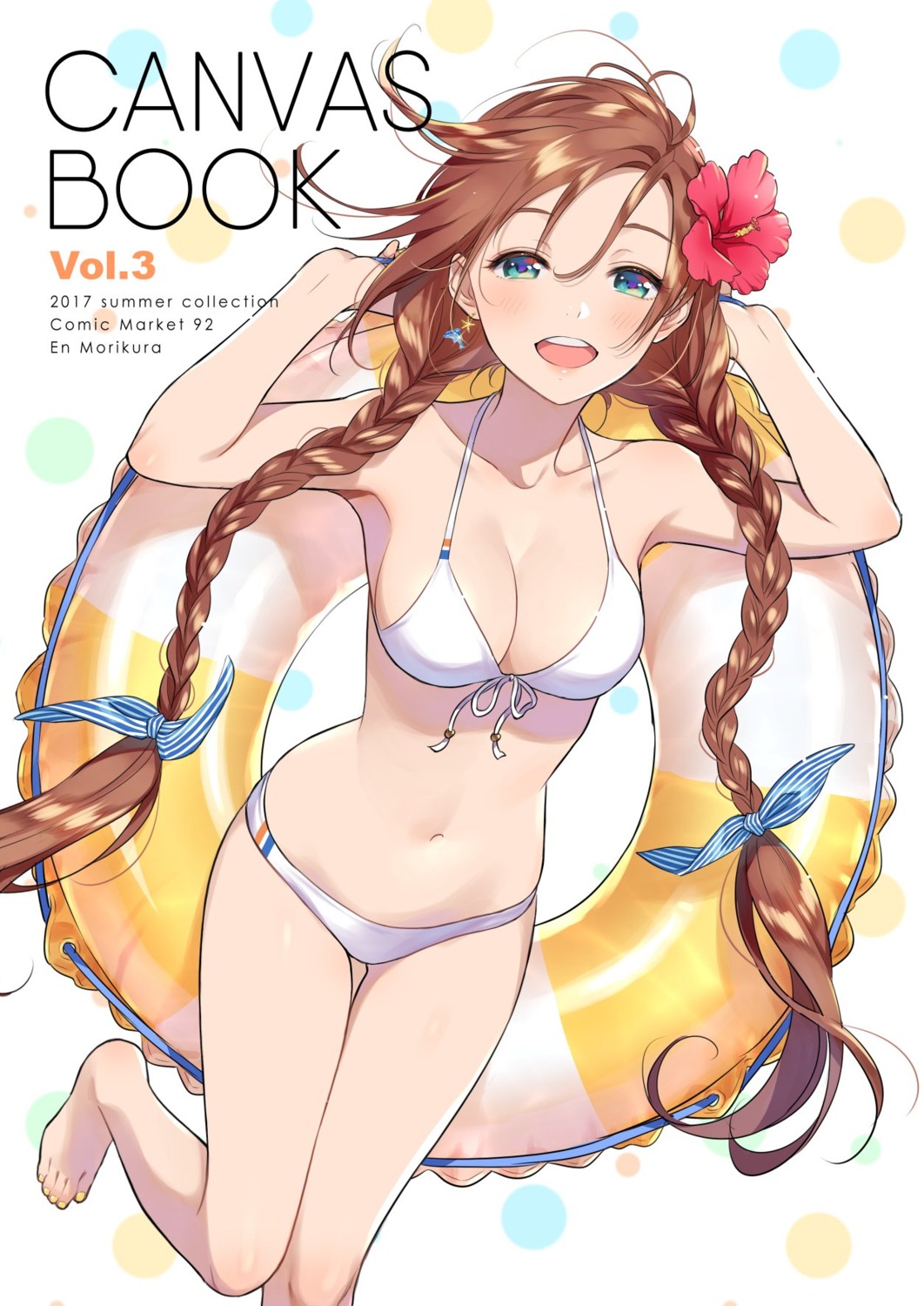 bikini cleavage morikura_en swimsuits