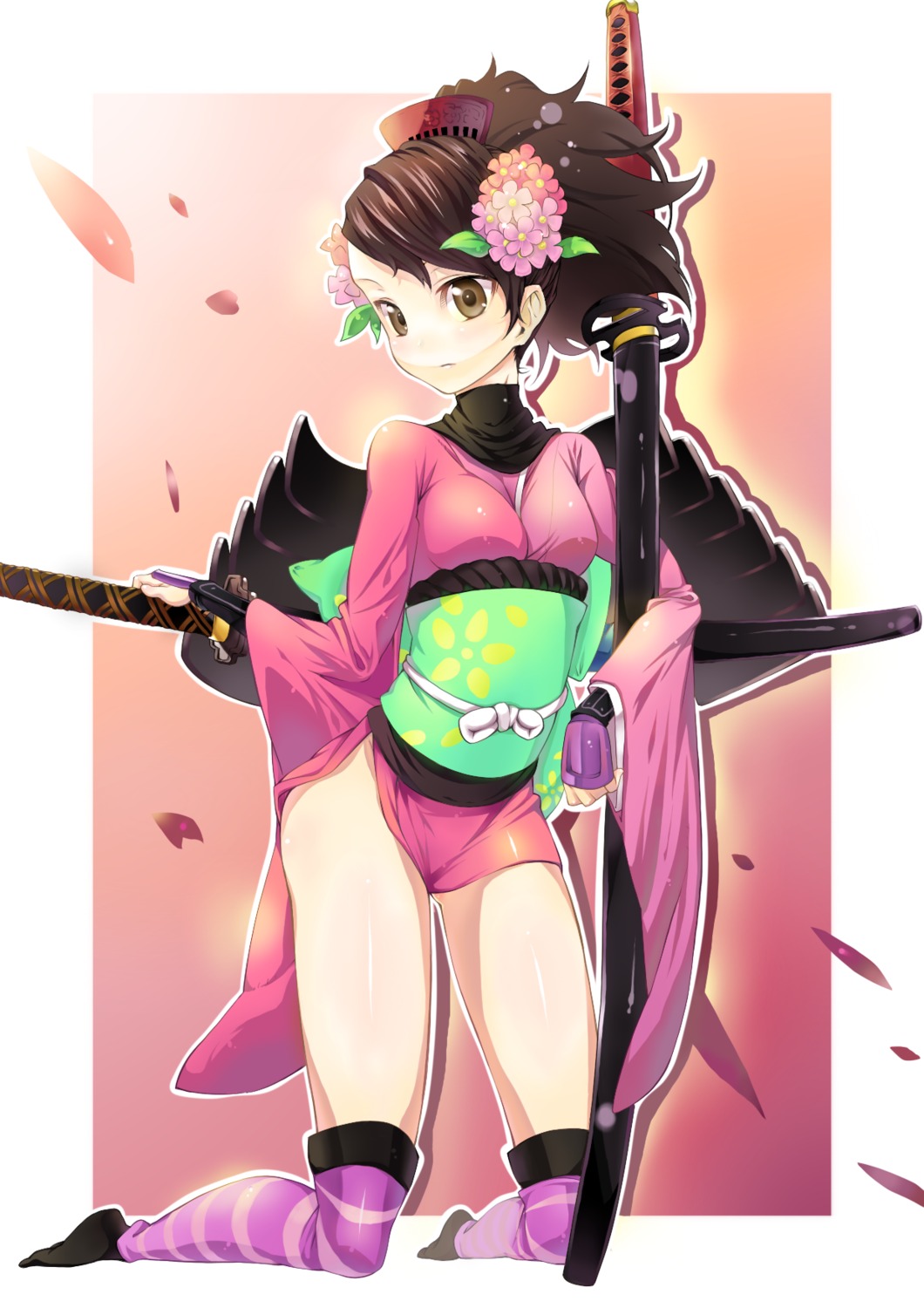 kazuma_(kazumav) momohime_(muramasa) oboro_muramasa