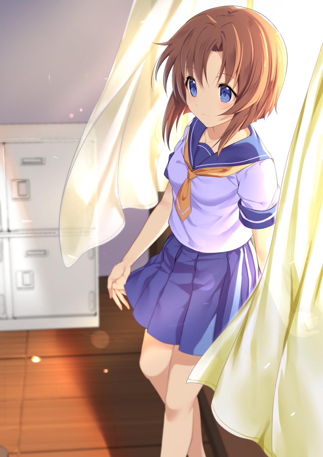 higurashi_no_naku_koro_ni ikomochi ryuuguu_rena seifuku