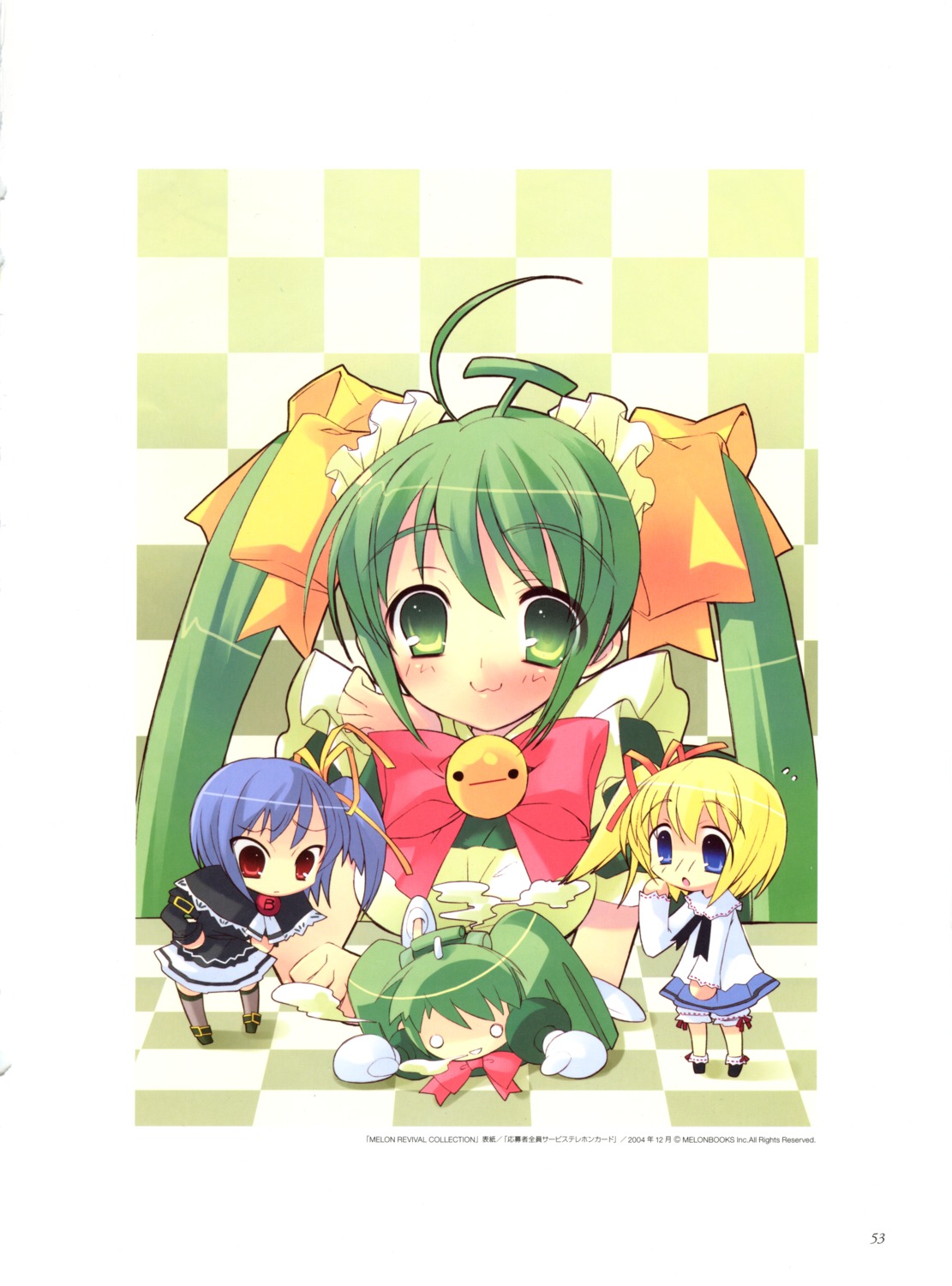 black_lemon-chan chibi ito_noizi lemon-chan melon-chan melonbooks