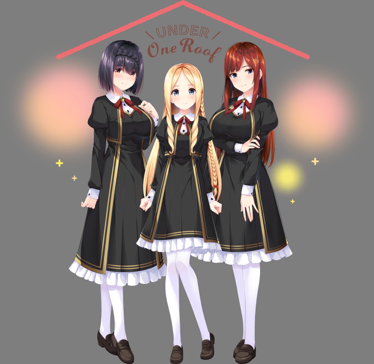 agnes_avril ensemble_sweet go-1 kadokura_ikuno mitsumiya_miori otome_to_fureauhitotsu_yane_no_shita seifuku transparent_png