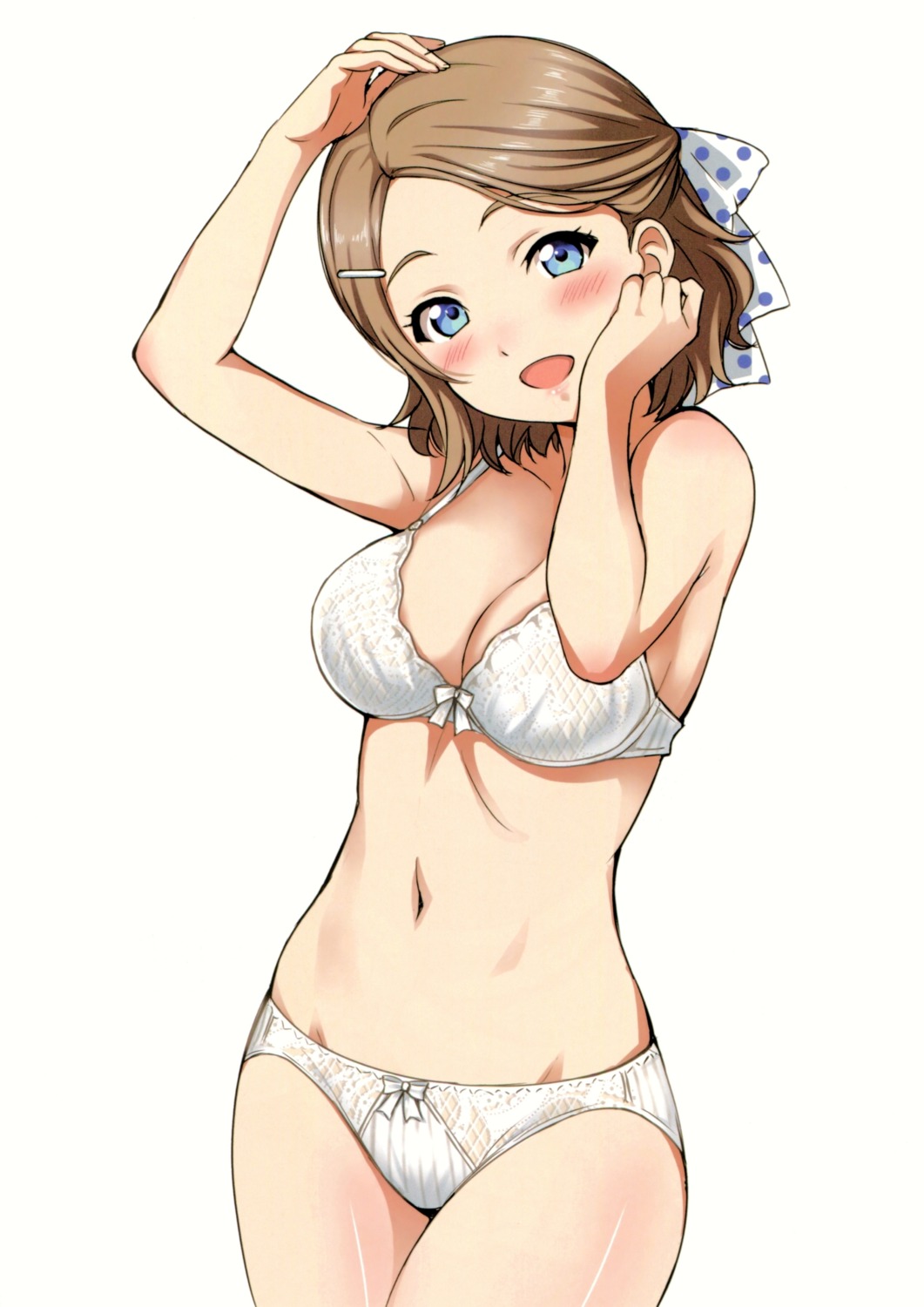 bra cleavage love_live!_sunshine!! pantsu sankuro watanabe_you