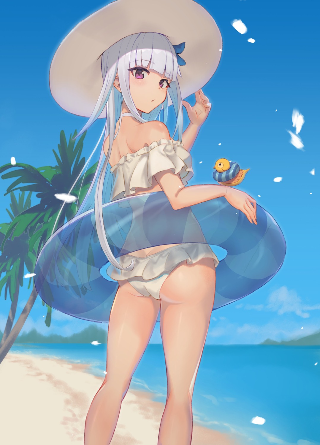 ass bikini gatling033 lize_helesta nijisanji swimsuits