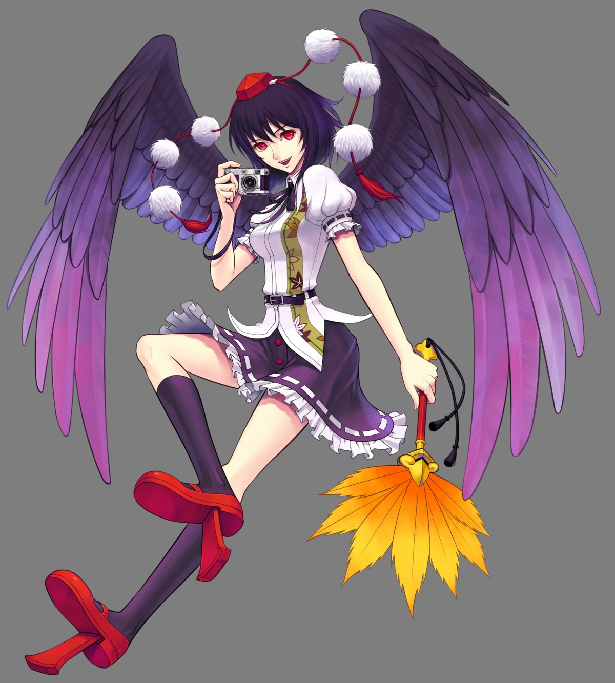 lotz shameimaru_aya touhou transparent_png wings