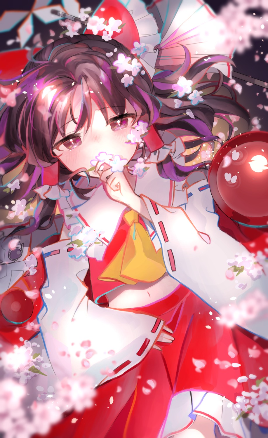 hakurei_reimu miko omodaka_romu touhou