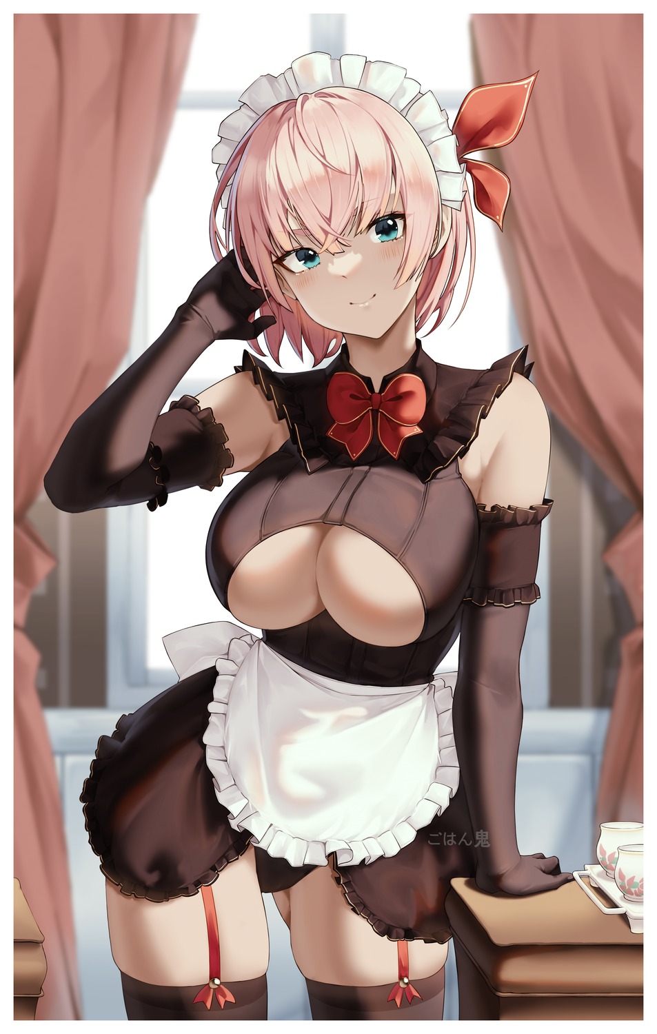 cynd maid pantsu stockings thighhighs