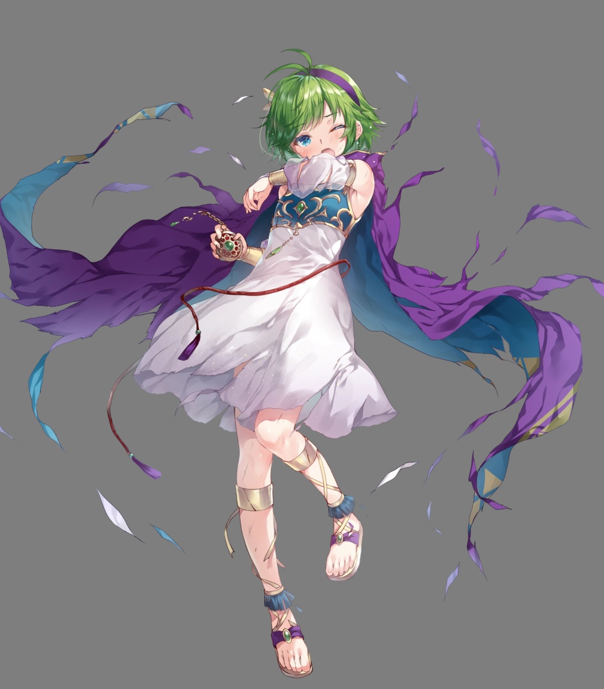 dress fire_emblem fire_emblem:_seima_no_kouseki miwabe_sakura nino_(fire_emblem) nintendo see_through torn_clothes