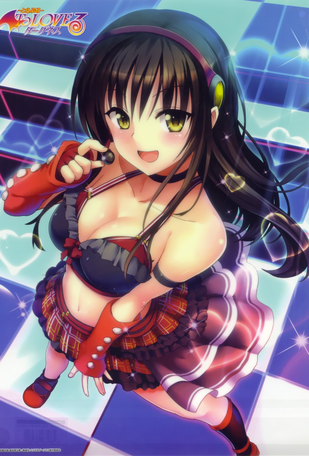 bikini_top bleed_through cleavage headphones kotegawa_yui swimsuits to_love_ru to_love_ru_darkness yabuki_kentarou