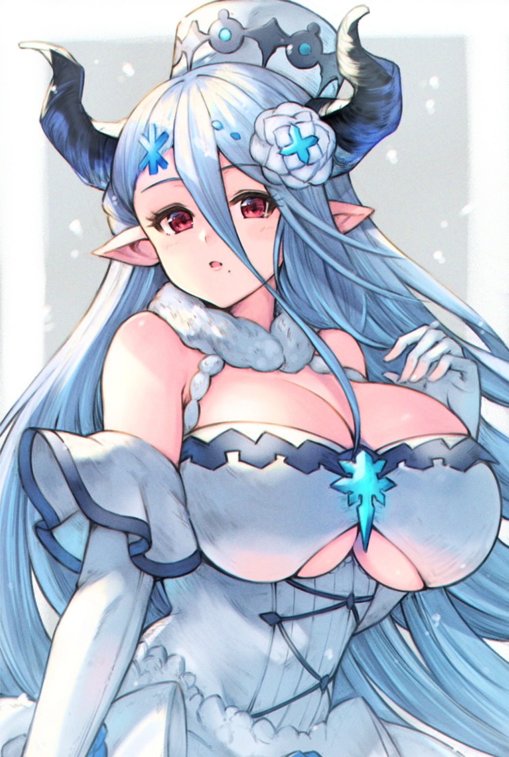 granblue_fantasy horns izmir_(granblue_fantasy) pointy_ears tagme