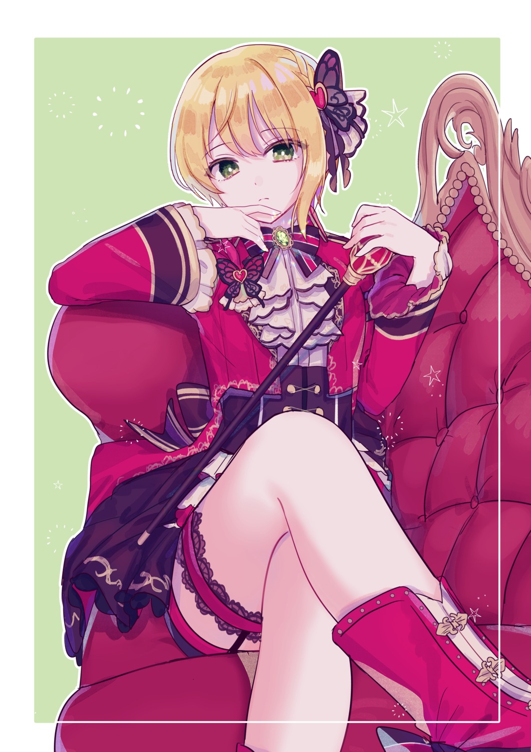 garter miyamoto_frederica poyo_(shwjdddms249) the_idolm@ster the_idolm@ster_cinderella_girls