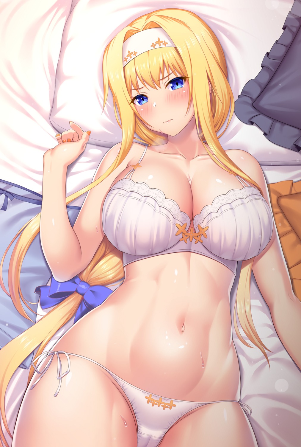 alice_zuberg bra cameltoe kawase_seiki pantsu string_panties sword_art_online sword_art_online_alicization