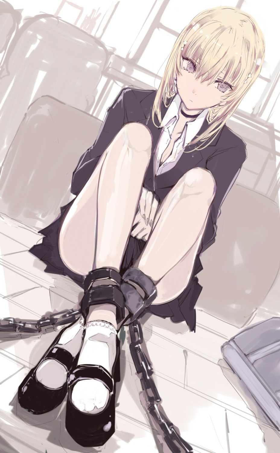 bondage cleavage heels touma_kisa