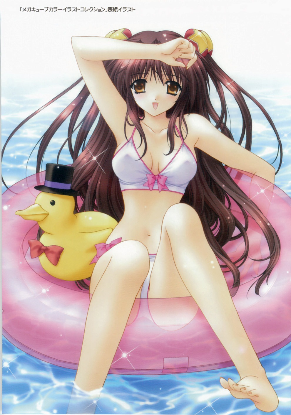 bikini erect_nipples feet kimizuka_aoi swimsuits