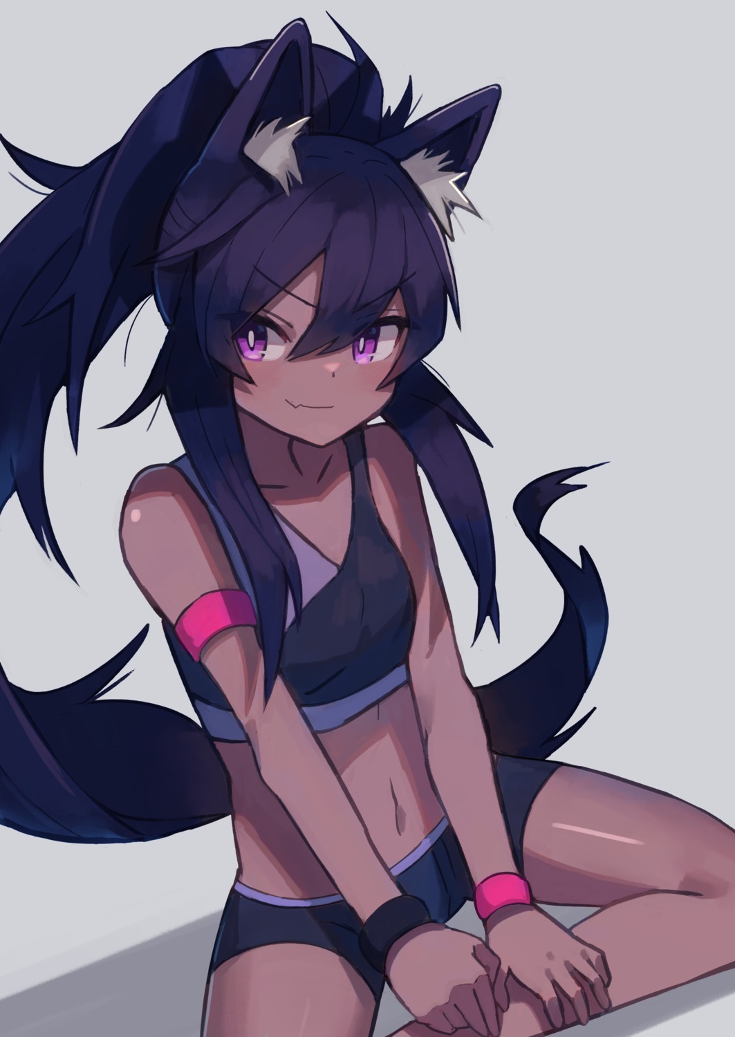 animal_ears bike_shorts gym_uniform katsu_(katsupainter)