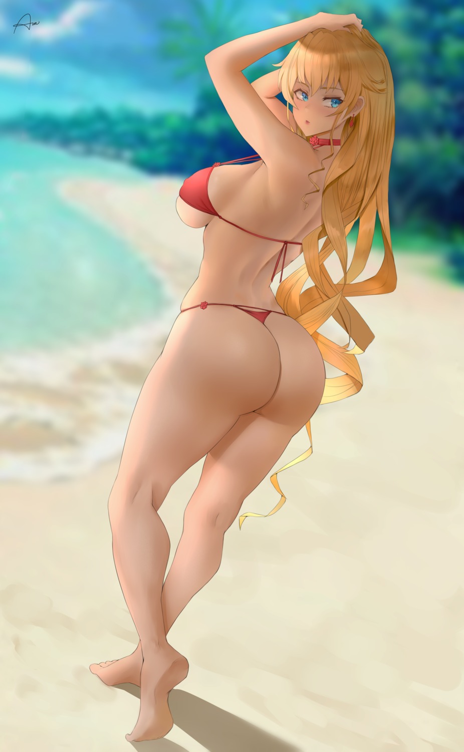 araneesama ass bikini claire_harvey hundred swimsuits thong