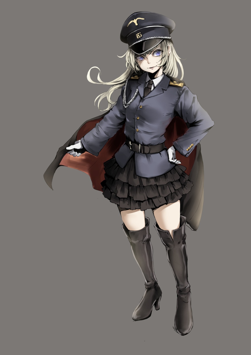 funyariko heels thighhighs uniform