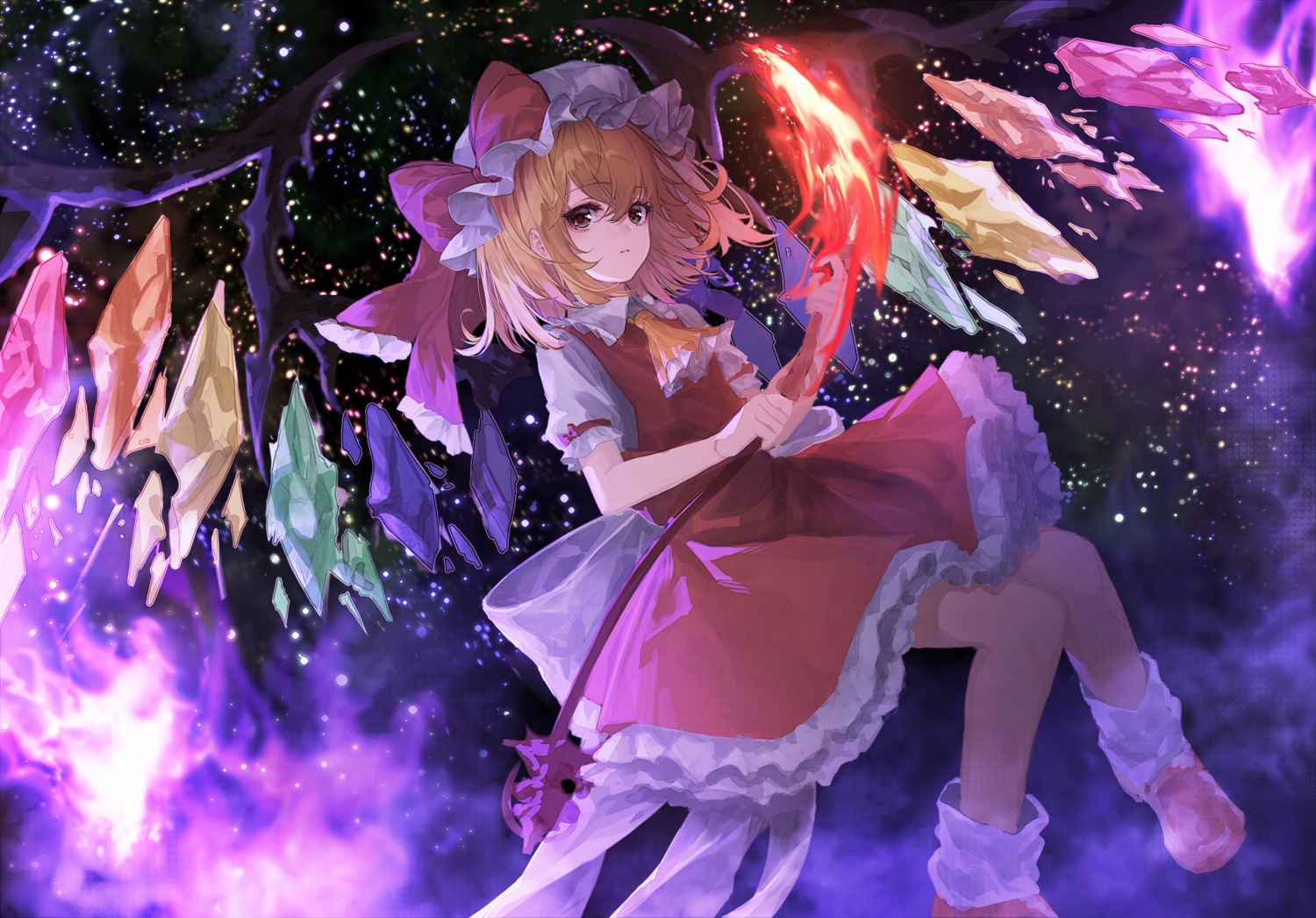 flandre_scarlet lo-ta touhou wings