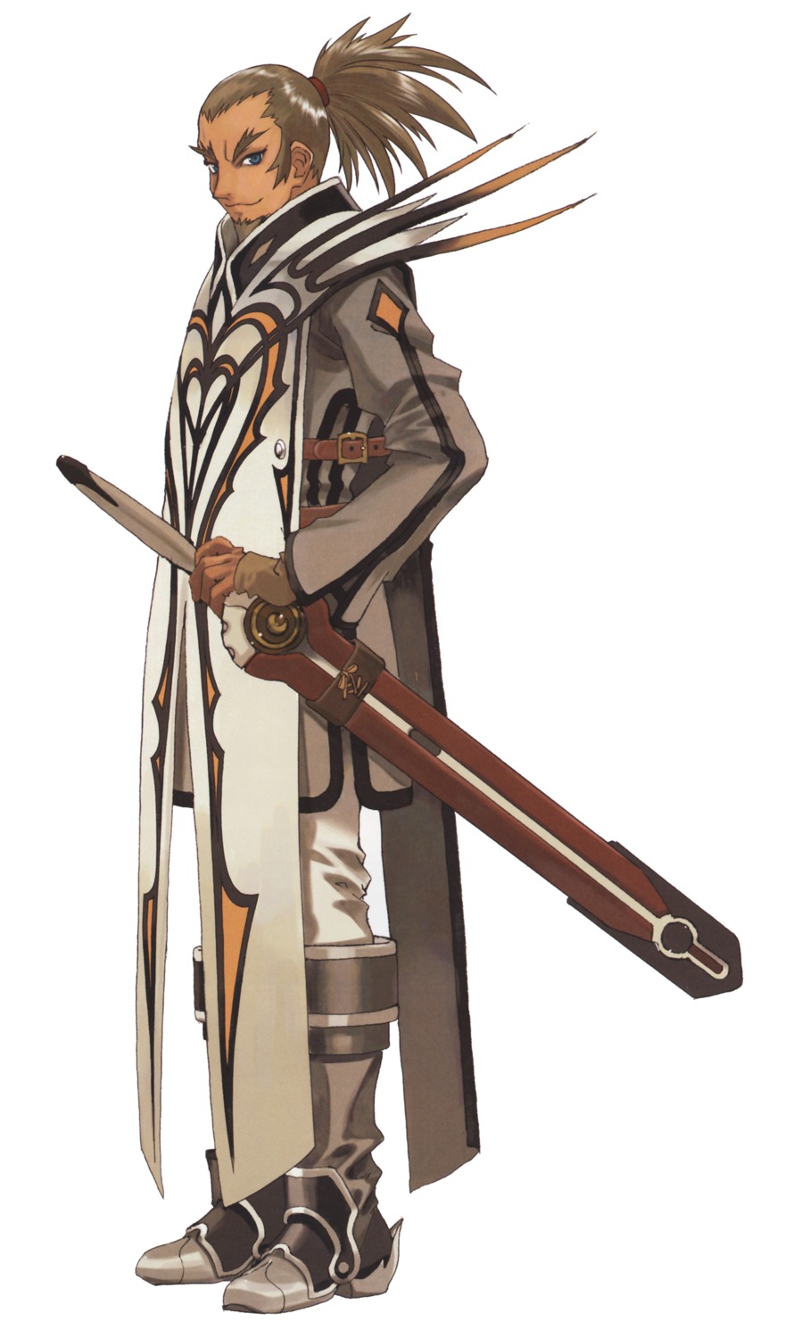 armor fujishima_kousuke male robe sword tales_of tales_of_the_abyss van_grants