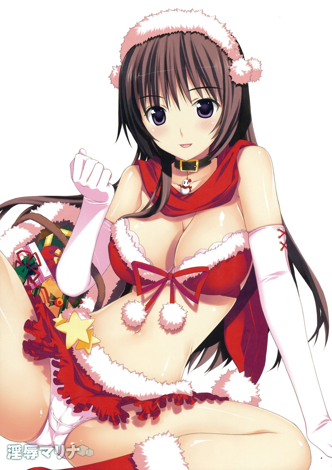 christmas cleavage pantsu yan-yam