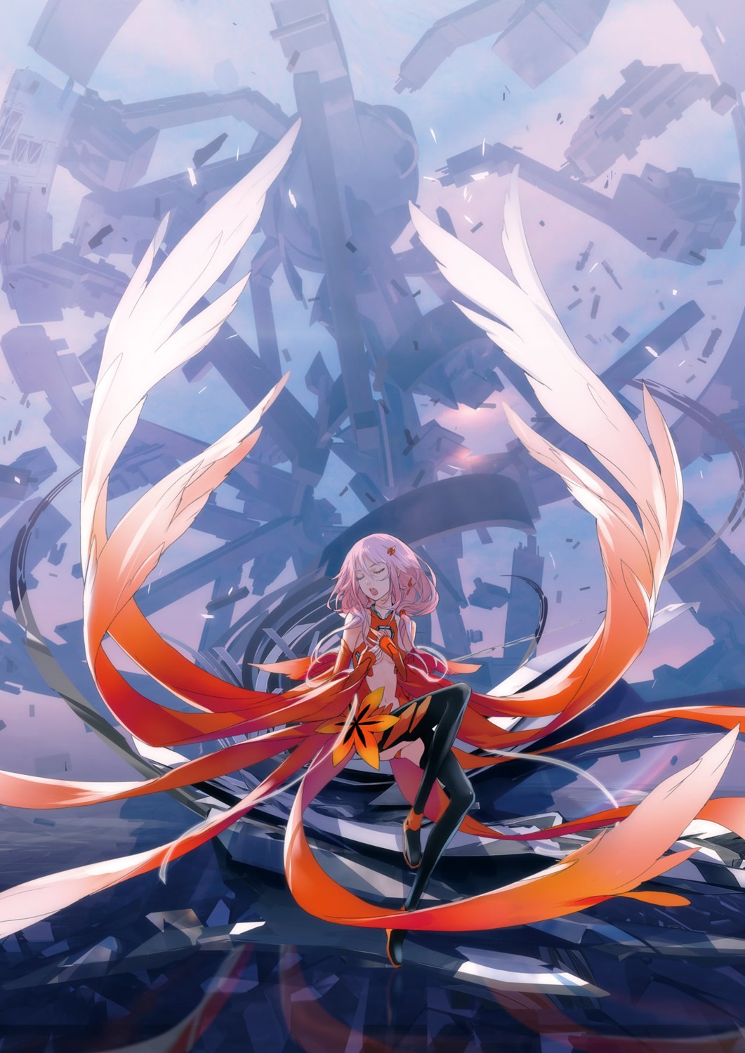 guilty_crown redjuice wings yuzuriha_inori