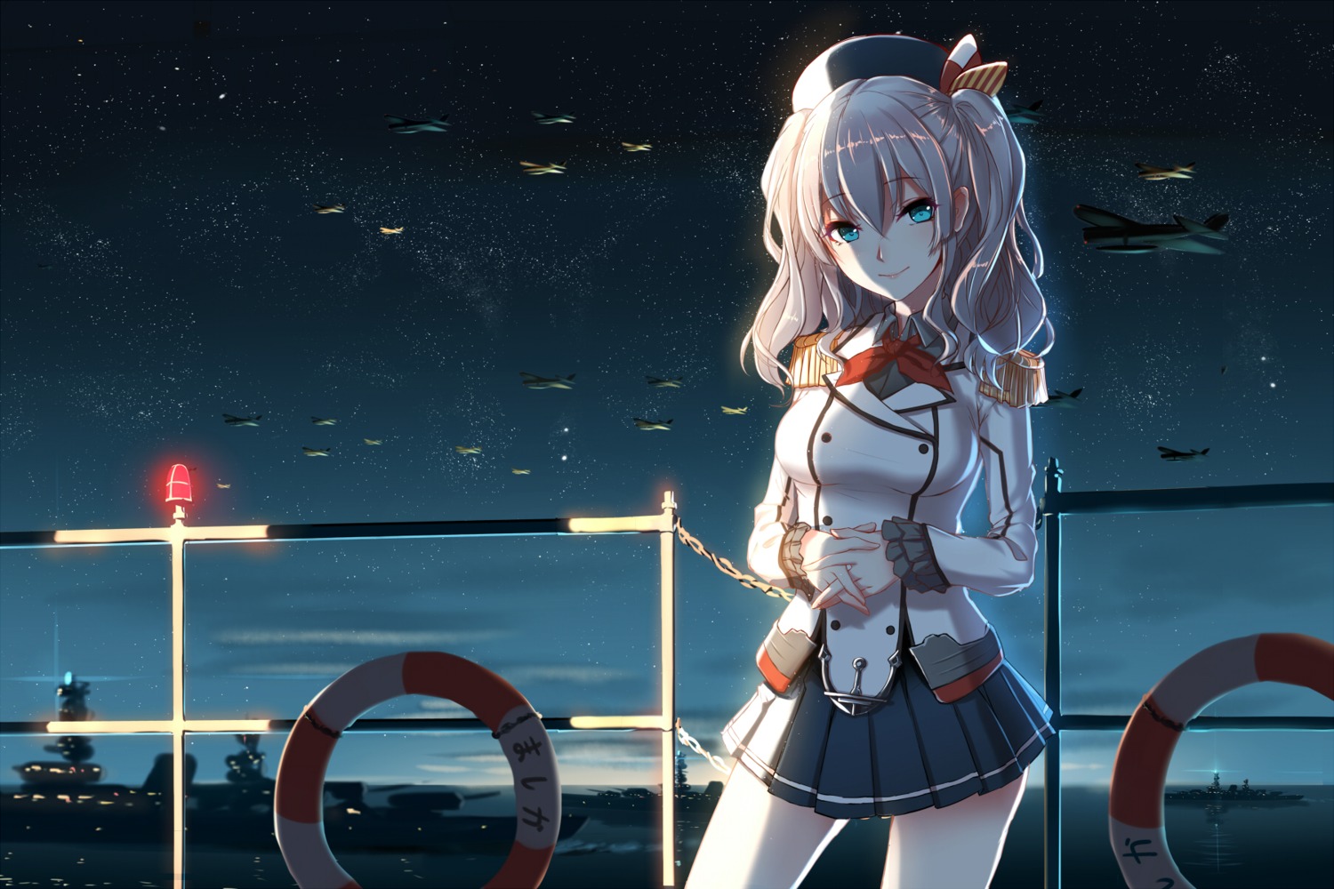 kantai_collection kashima_(kancolle) phantania uniform