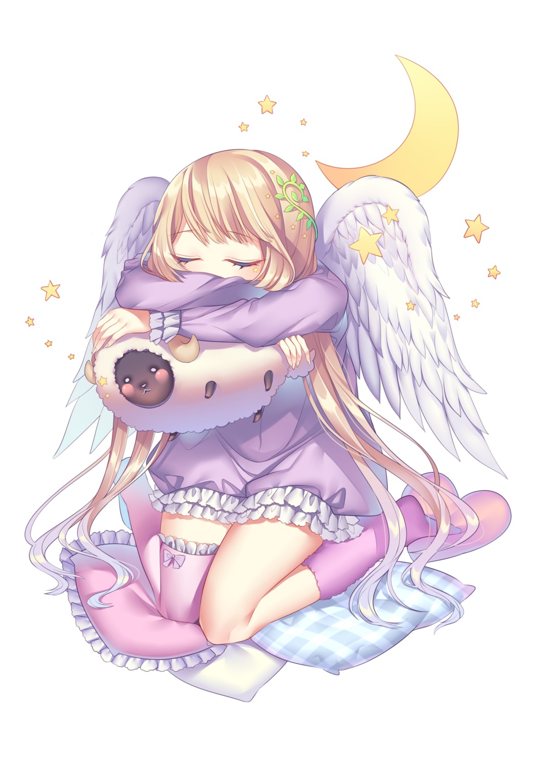 dress may_(2747513627) thighhighs wings