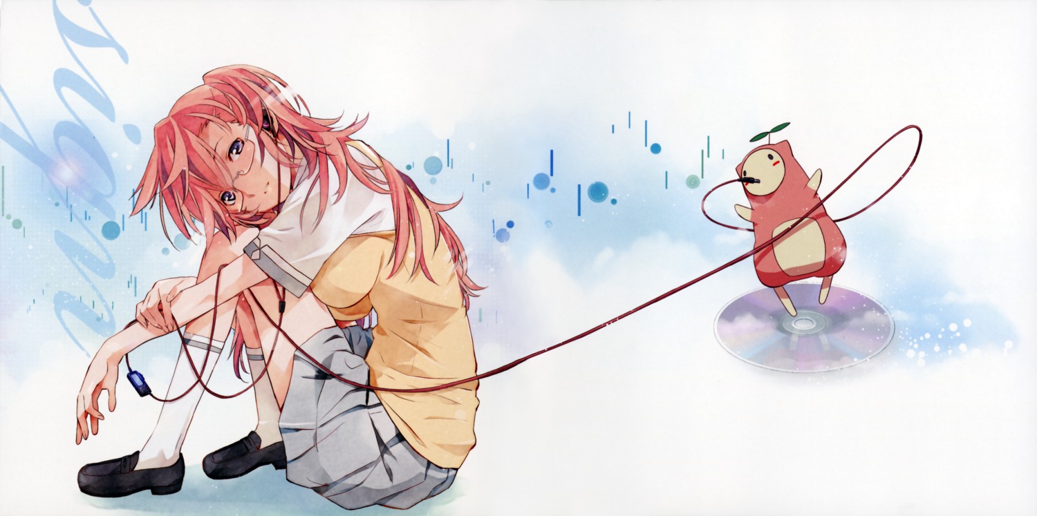 ano_natsu_de_matteru disc_cover headphones megane rinon seifuku takatsuki_ichika uon_taraku