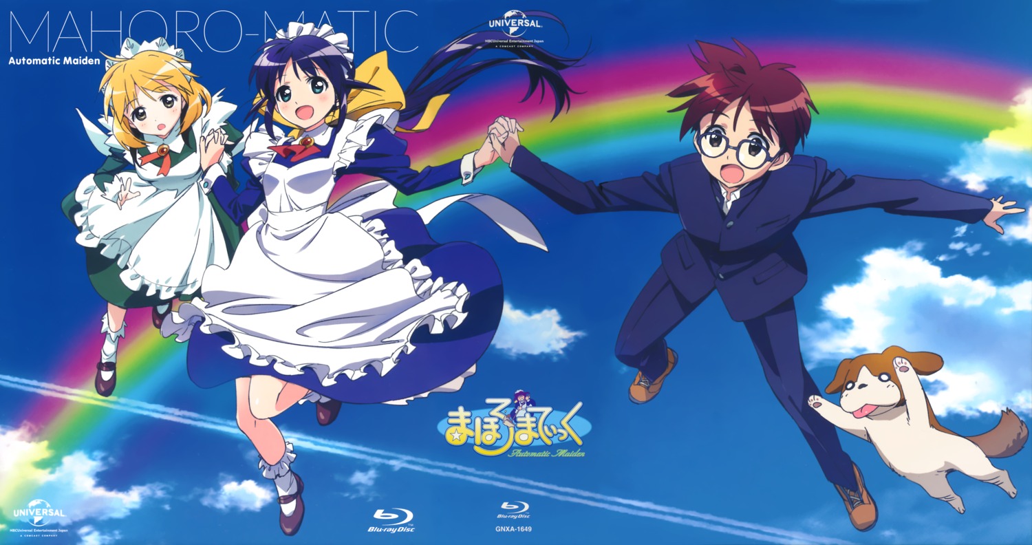 andou_mahoro andou_minawa disc_cover mahoromatic maid misato_suguru takamura_kazuhiro