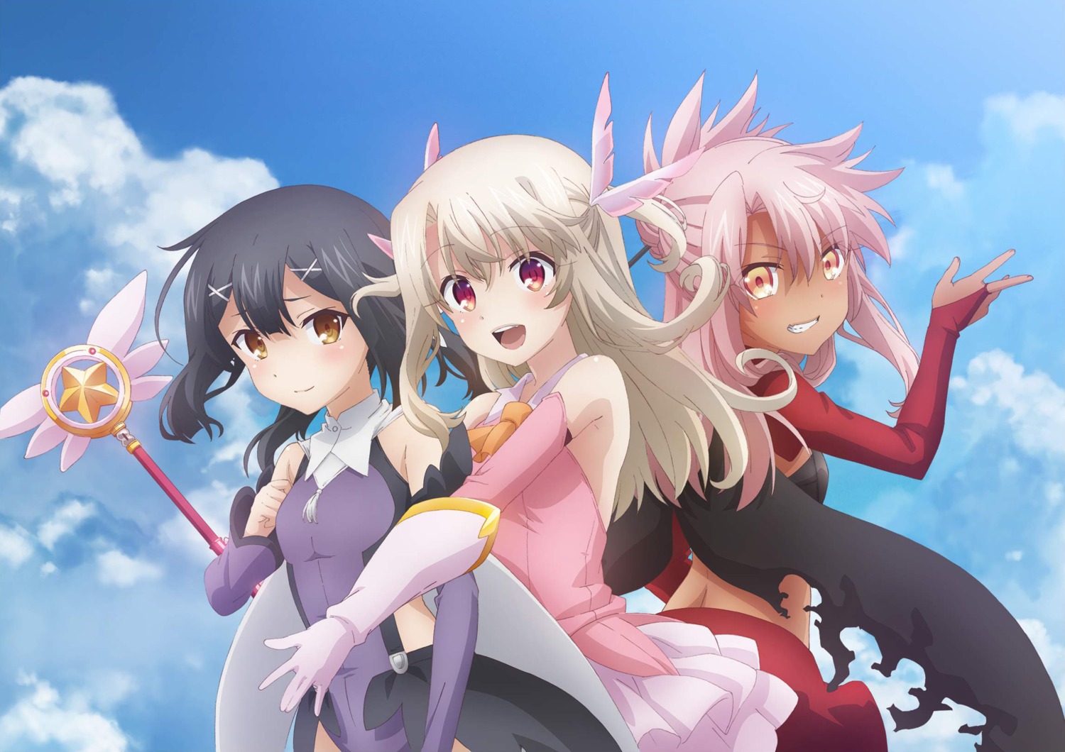 chloe_von_einzbern fate/kaleid_liner_prisma_illya fate/stay_night illyasviel_von_einzbern miyu_edelfelt weapon