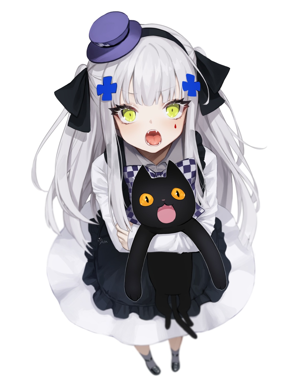 ankkoyom girls_frontline hk416_(girls_frontline) neko