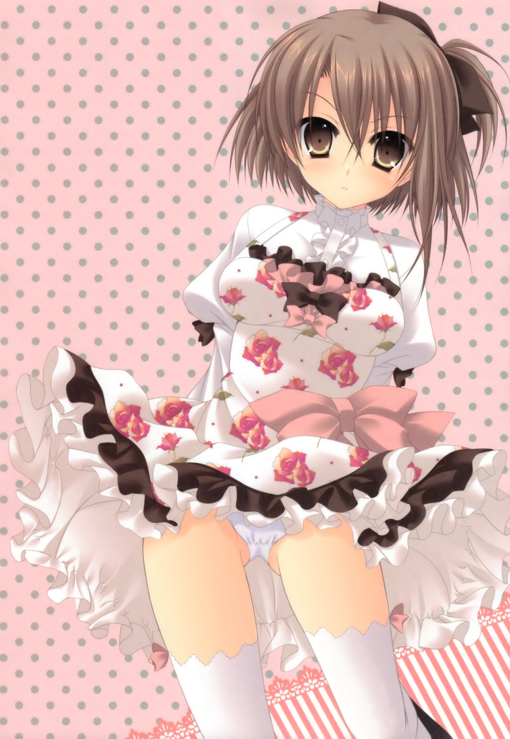 detexted dress hazumi_rio pantsu scanning_resolution thighhighs