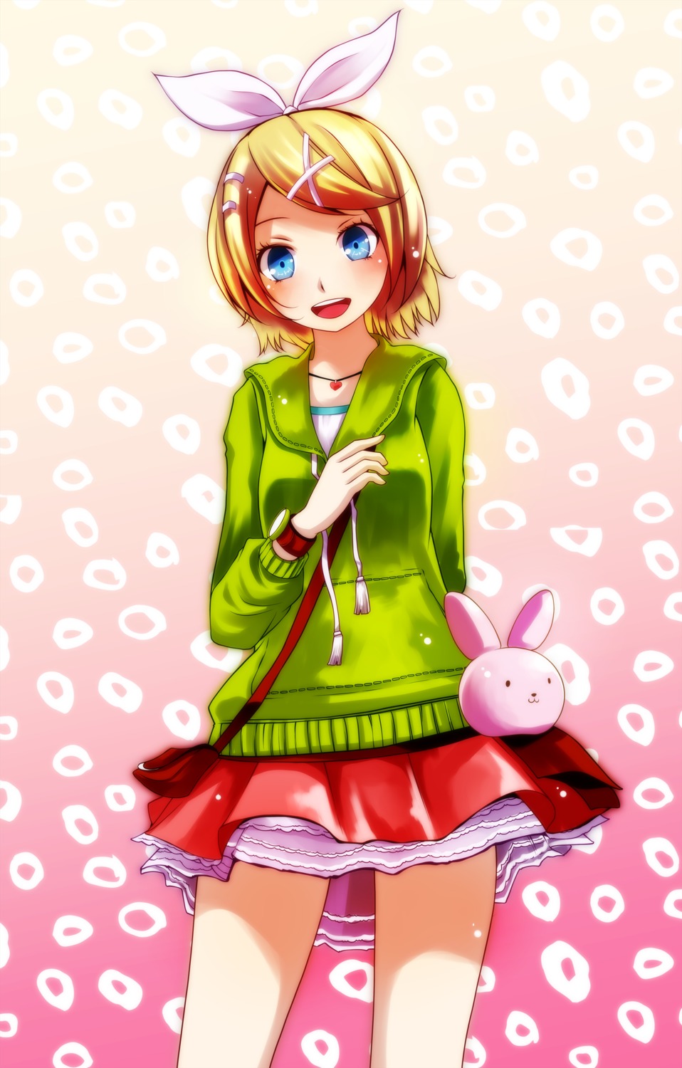 kagamine_rin sweater tsukishiro_saika vocaloid