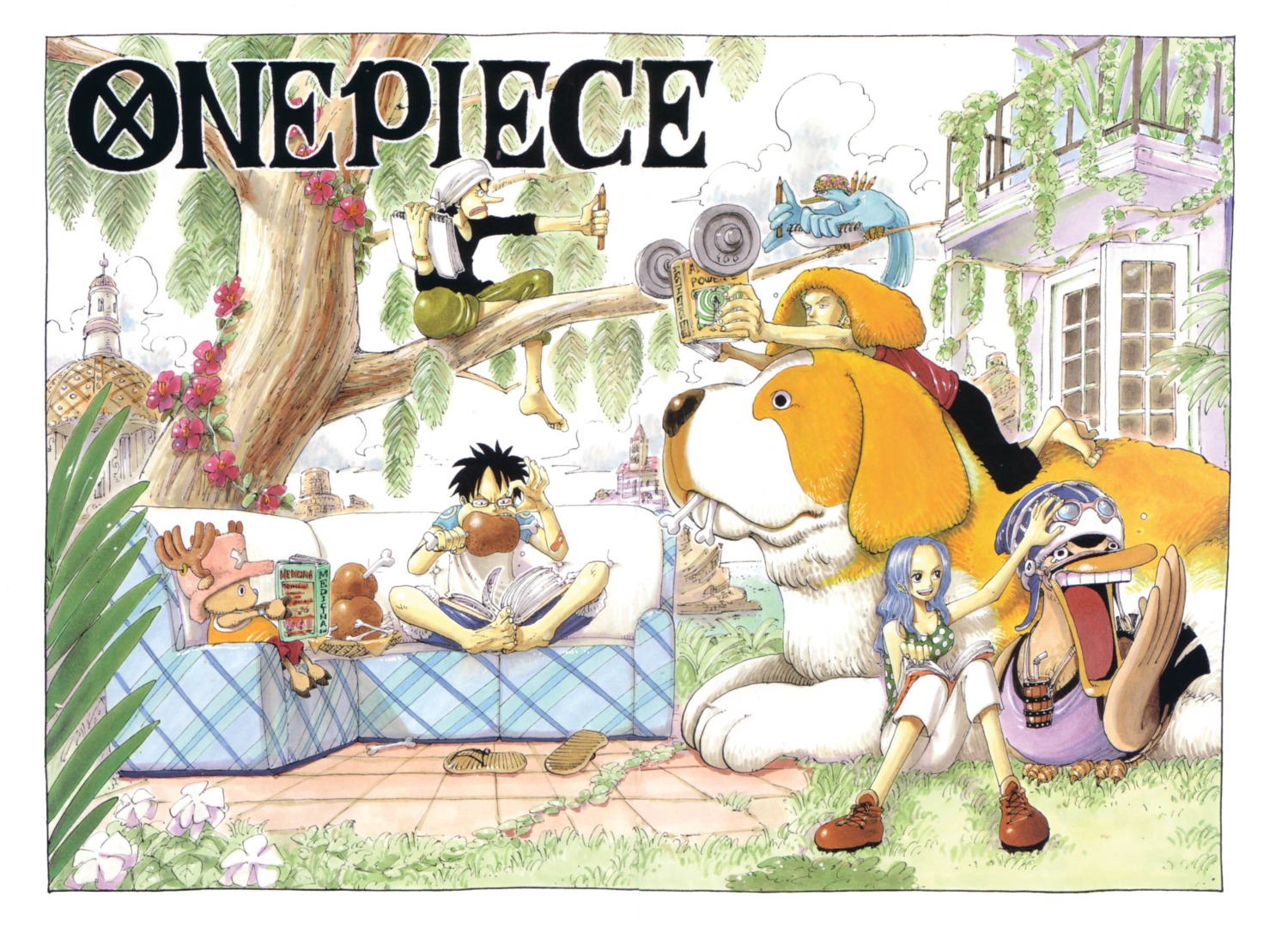 carue monkey_d_luffy nefertari_vivi oda_eiichirou one_piece roronoa_zoro tony_tony_chopper usopp