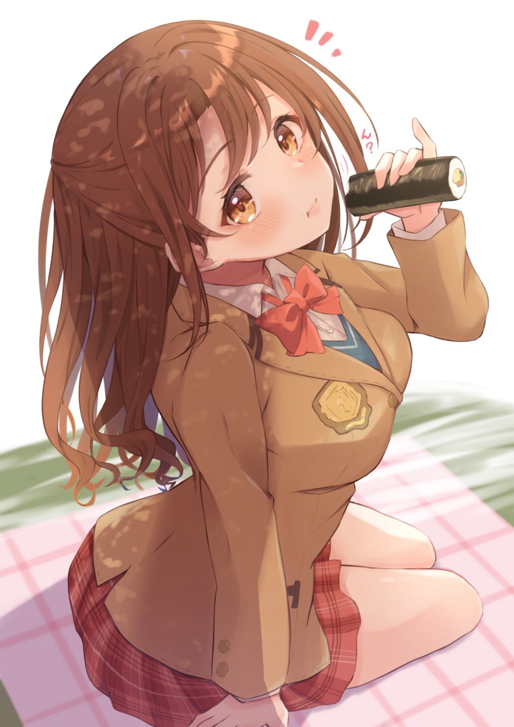 seifuku shimamura_uzuki sweater the_idolm@ster the_idolm@ster_cinderella_girls yusuka_yuu