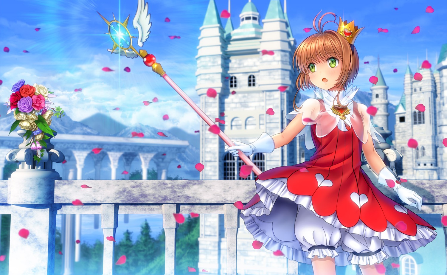 bloomers card_captor_sakura dress jpeg_artifacts kinomoto_sakura moonknives weapon