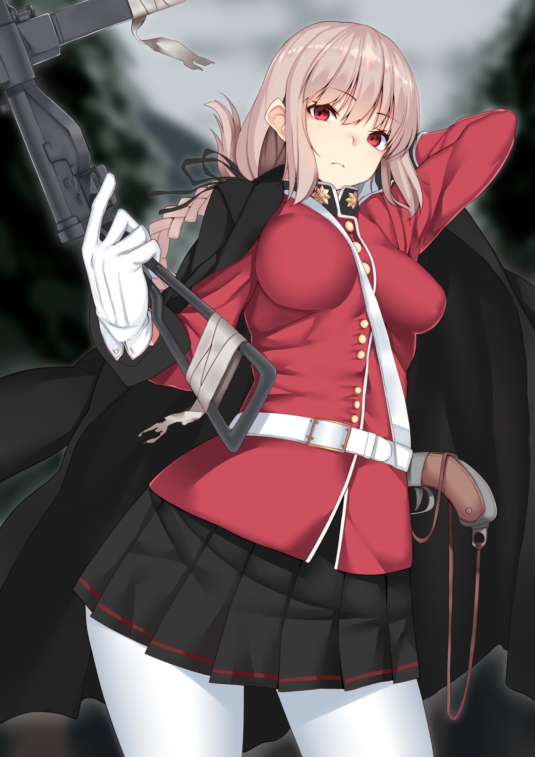 fate/grand_order florence_nightingale_(fate) gun nebusoku pantyhose uniform