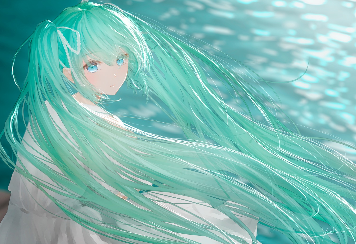 dress hatsune_miku ojay_tkym vocaloid