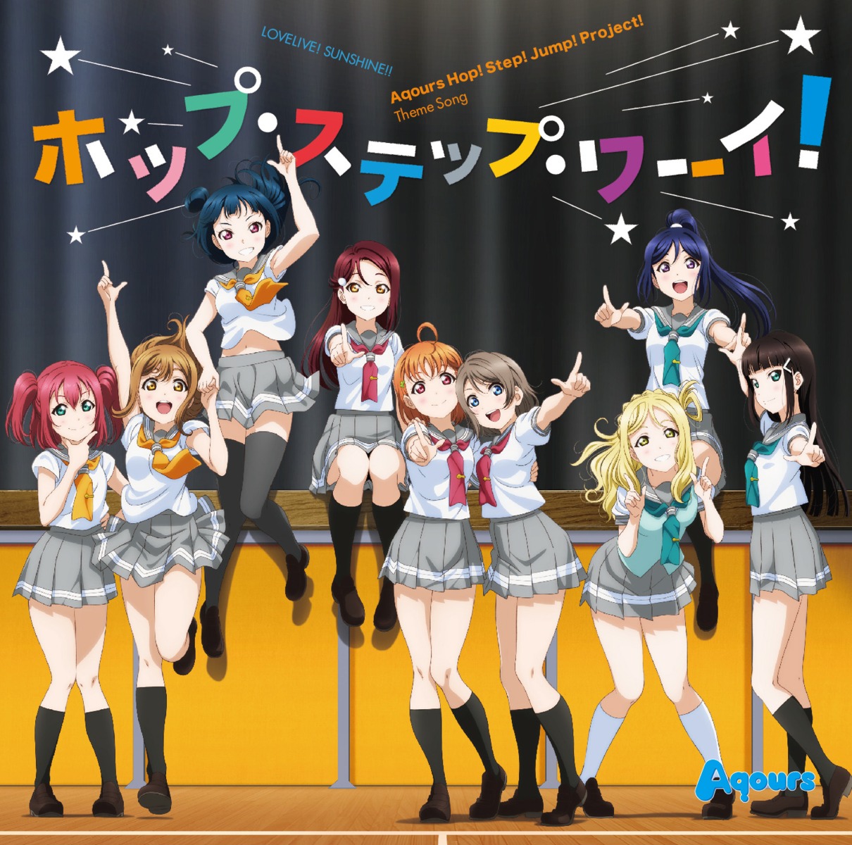 disc_cover kunikida_hanamaru kurosawa_dia kurosawa_ruby love_live!_sunshine!! matsuura_kanan ohara_mari sakurauchi_riko seifuku takami_chika thighhighs tsushima_yoshiko watanabe_you